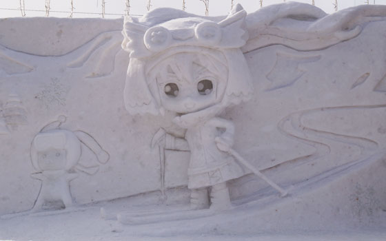 第67回さっぽろ雪まつりより「SNOW MIKU 2016（雪ミク・初音ミク）」※雑記記事版より再掲