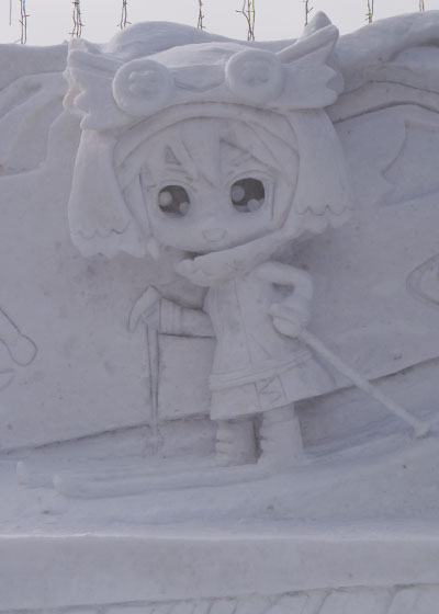 第67回さっぽろ雪まつりより「SNOW MIKU 2016（雪ミク・初音ミク）」※雑記記事版より再掲