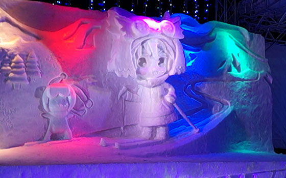 第67回さっぽろ雪まつりより「SNOW MIKU 2016（雪ミク・初音ミク）」※雑記記事版より再掲