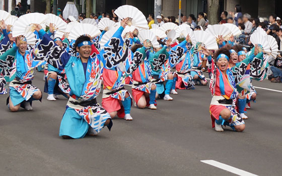 第24回YOSAKOIソーラン祭りより「夢想漣えさし」