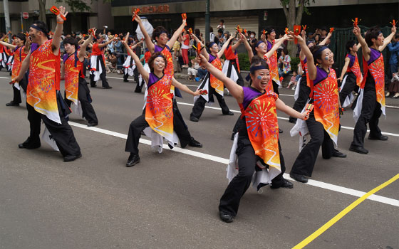 第24回YOSAKOIソーラン祭りより「藍」