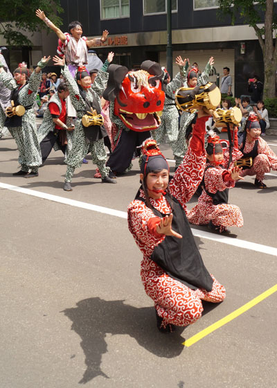 第24回YOSAKOIソーラン祭りより「石狩朱華弁天」