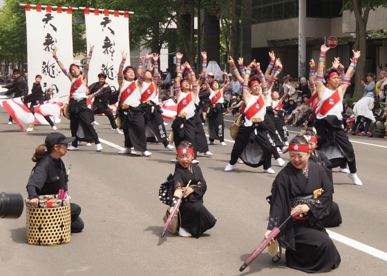 第24回YOSAKOIソーラン祭りより「新琴似天舞龍神」