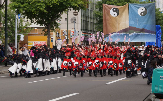 第24回YOSAKOIソーラン祭りより「ＴＨＥ☆北海道医療大学」