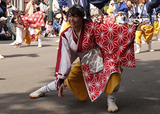 第24回YOSAKOIソーラン祭りより「法政大学 YOSAKOIソーランサークル 鳳遙恋」