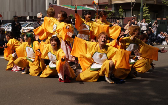 第24回YOSAKOIソーラン祭りより「法政大学 YOSAKOIソーランサークル 鳳遙恋」