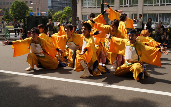 第24回YOSAKOIソーラン祭りより「法政大学 YOSAKOIソーランサークル 鳳遙恋」