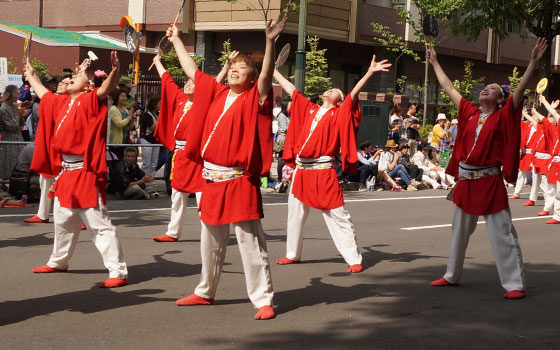 第24回YOSAKOIソーラン祭りより「舞灯雄武」