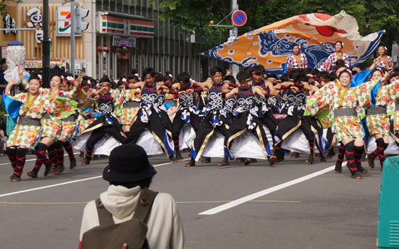 第24回YOSAKOIソーラン祭りより「井原水産＆北星学園」