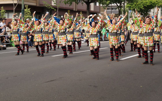 第24回YOSAKOIソーラン祭りより「井原水産＆北星学園」