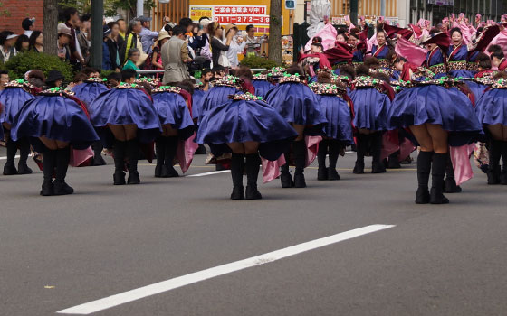 第24回YOSAKOIソーラン祭りより「コンサフリーク〜北海道武蔵女子短期大学〜」