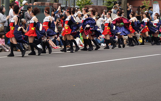 第24回YOSAKOIソーラン祭りより「コンサフリーク〜北海道武蔵女子短期大学〜」