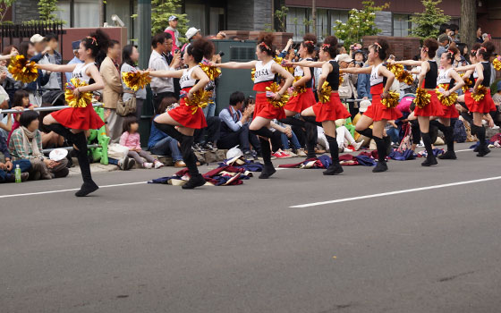 第24回YOSAKOIソーラン祭りより「コンサフリーク〜北海道武蔵女子短期大学〜」