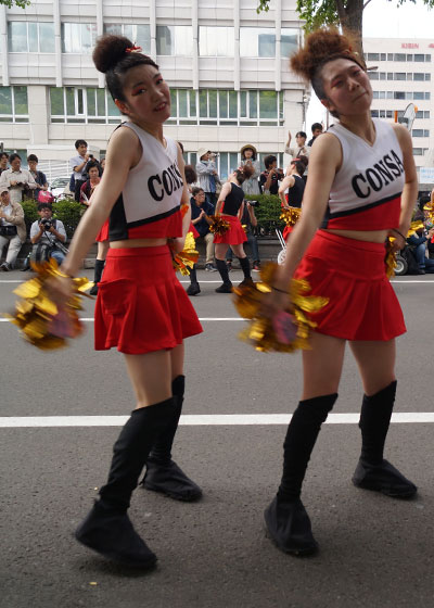 第24回YOSAKOIソーラン祭りより「コンサフリーク〜北海道武蔵女子短期大学〜」