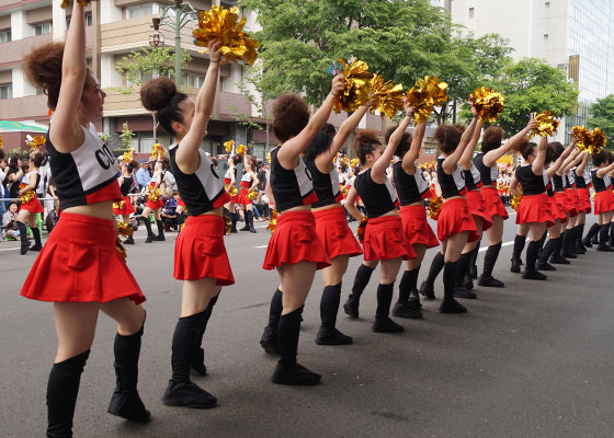 第24回YOSAKOIソーラン祭りより「コンサフリーク〜北海道武蔵女子短期大学〜」