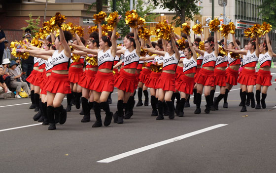 第24回YOSAKOIソーラン祭りより「コンサフリーク〜北海道武蔵女子短期大学〜」