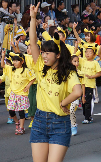 第24回YOSAKOIソーラン祭りより「ピカチュウチーム」