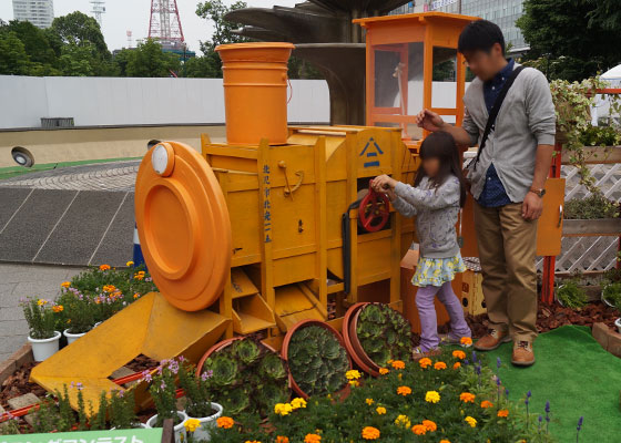 花フェスタ2015札幌より「北海道農業高校生ガーデニングコンテスト」