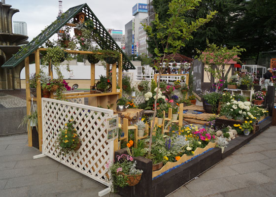 花フェスタ2014札幌より「北海道農業高校生ガーデニングコンテスト」