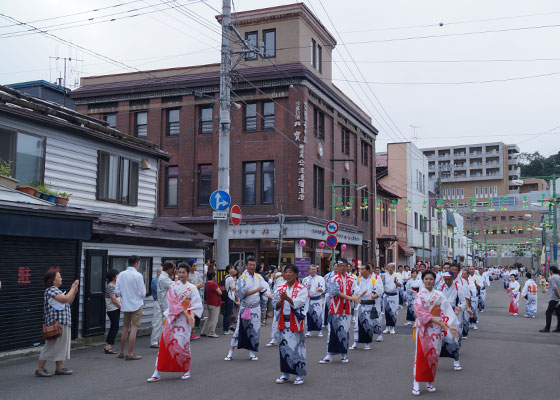 第49回おたる潮まつりより「潮ふれこみ」