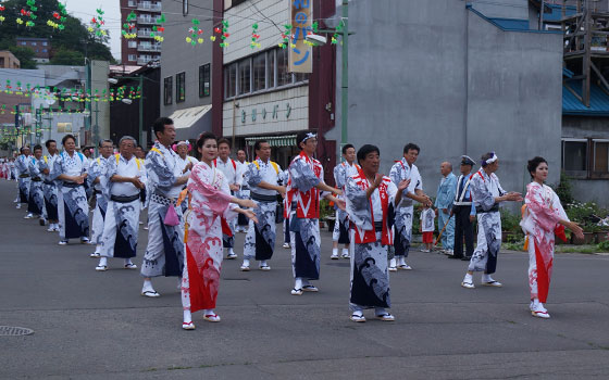 第49回おたる潮まつりより「潮ふれこみ」