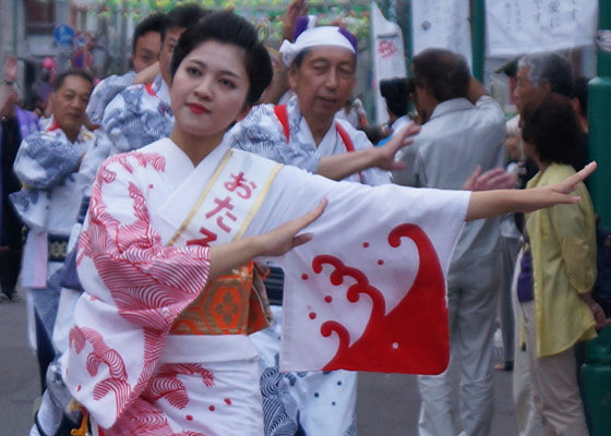 第49回おたる潮まつりより「潮ふれこみの おたるミス潮」※再掲