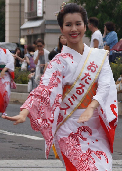 第49回おたる潮まつりより「潮わたりの おたるミス潮」※再掲