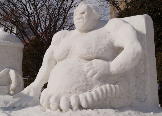 第67回さっぽろ雪まつりより「北の湖」