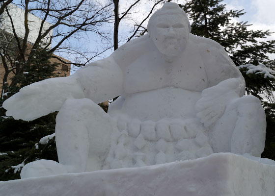 第67回さっぽろ雪まつりより「北の湖」