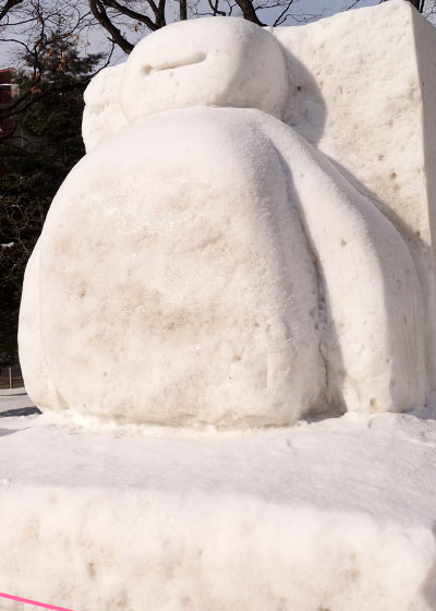 第67回さっぽろ雪まつりより「ベイマックス」