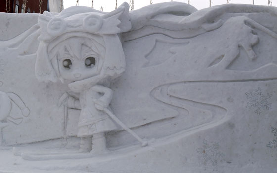 第67回さっぽろ雪まつりより「SNOW MIKU 2016（雪ミク・初音ミク）」