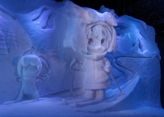 第67回さっぽろ雪まつりより「SNOW MIKU 2016（雪ミク・初音ミク）」