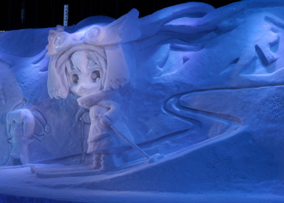 第67回さっぽろ雪まつりより「SNOW MIKU 2016（雪ミク・初音ミク）」