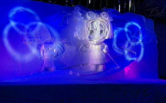 第67回さっぽろ雪まつりより「SNOW MIKU 2016（雪ミク・初音ミク）」