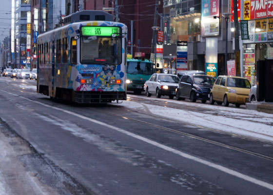 第67回さっぽろ雪まつりより「雪ミク電車2016」