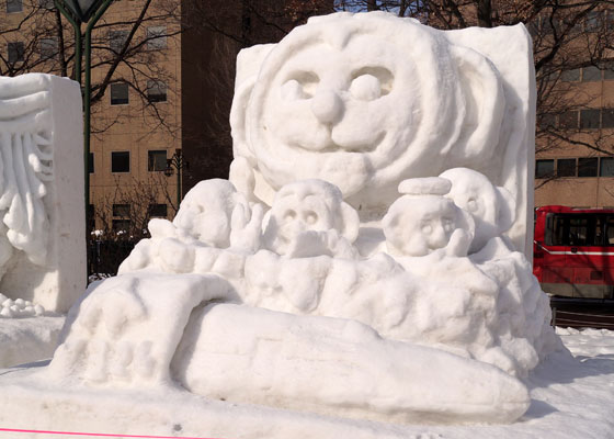 第67回さっぽろ雪まつりより「北海道新幹線関連」