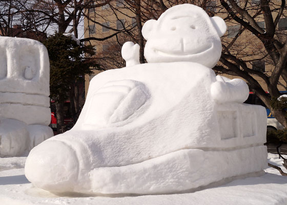 第67回さっぽろ雪まつりより「北海道新幹線関連」