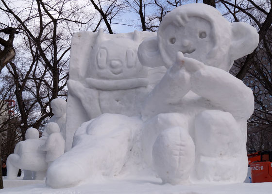 第67回さっぽろ雪まつりより「北海道新幹線関連」