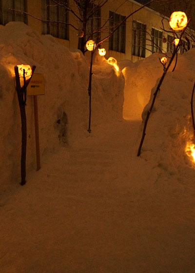 第18回小樽雪あかりの路【手宮線会場】