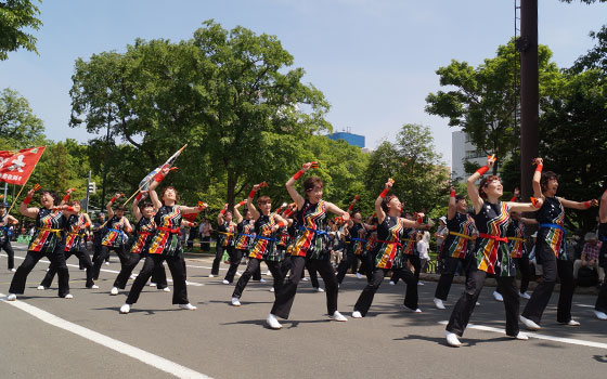 2016年「第25回YOSAKOIソーラン祭り」より