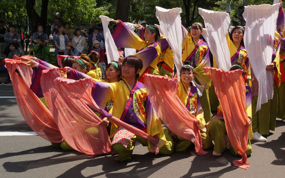 第25回YOSAKOIソーラン祭りより「北鼓童＆名寄市立大学」