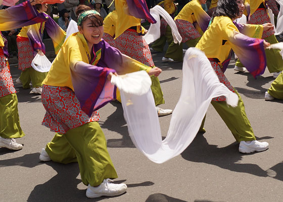 第25回YOSAKOIソーラン祭りより「北鼓童＆名寄市立大学」