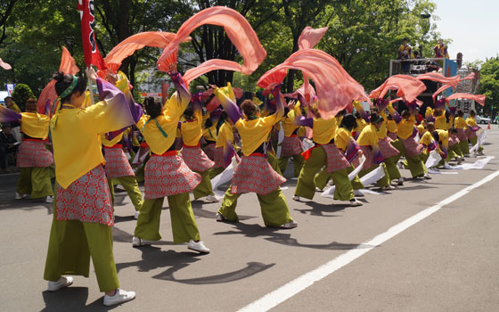 第25回YOSAKOIソーラン祭りより「北鼓童＆名寄市立大学」