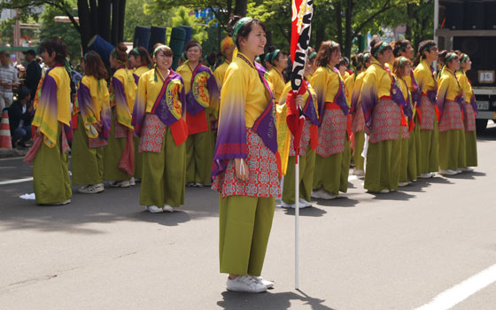 第25回YOSAKOIソーラン祭りより「北鼓童＆名寄市立大学」