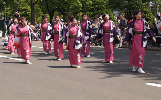 第25回YOSAKOIソーラン祭りより「水戸藩YOSAKOI連」