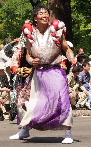 第25回YOSAKOIソーラン祭りより「石狩朱華弁天」