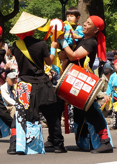 第25回YOSAKOIソーラン祭りより「夢鼓道大地21」