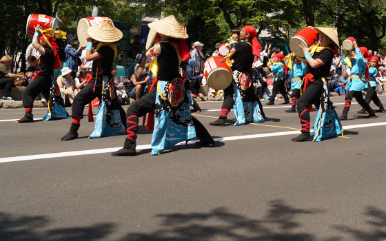 第25回YOSAKOIソーラン祭りより「夢鼓道大地21」