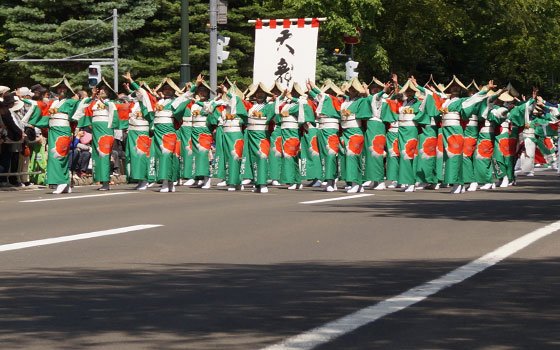 第25回YOSAKOIソーラン祭りより「新琴似天舞龍神」