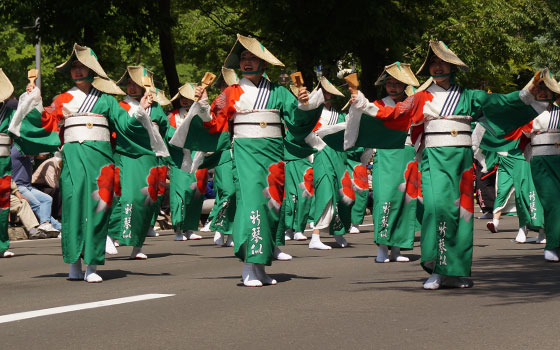 第25回YOSAKOIソーラン祭りより「新琴似天舞龍神」